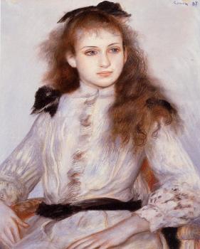 皮埃爾 奧古斯特 雷諾阿 Portrait of Madeleine Adam